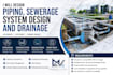 design piping, sewerage system design and drainage