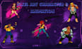 create custom pixel art character asset game sprite sheet pixel art animation