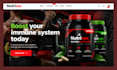 design health supplement shopify store supliful supplement website