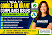 fix suspended google ad grant accounts and compliance issues