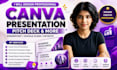 design canva presentation pitch deck powerpoint google slides expert team