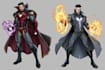 illustrate a superhero comic and marvel character