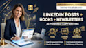 create engaging linkedin posts, hooks and newsletters using ai copywriting