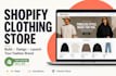 build luxury shopify store shopify website, dropshipping store, shopify store