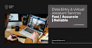 do data entry, typing and virtual assistance work