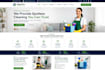 create a modern cleaning business website