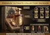 design luxury perfume label and bottle packaging with print ready files