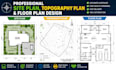 create professional site plan, topography plan and floor plan design