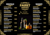design restaurant menu, bar menu, cafe menu,  menu food