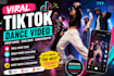 make engaging tiktok dance videos and viral choreography content