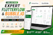be your expert flutterflow and bubble io developer for custom mobile apps