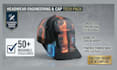 design a professional cap tech pack and headwear manufacturing spec sheet