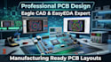 provide expert pcb design using eagle cad and easyeda