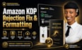 amazon KDP formatting errors and publishing issues fast