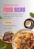 create modern restaurant menus