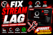 fix obs streaming lag buffering and rtmp server issues