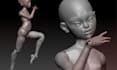sculpt a custom bjd doll 3d printable ball jointed stl model