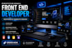 build responsive landing page using HTML CSS and javascript