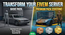 develop and expand your active esx or qbcore fivem server