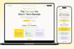 design and develop a modern saas website in webflow