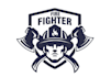 make high quality firefighter logo with satisfaction guarantee