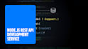 build a rest API with nodejs, express and postgresql