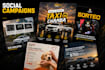 create a professional social media content pack
