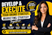 develop and execute your brand strategy, marketing strategy together