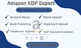 create setup publish and upload ebook paperback and hardcover on amazon KDP