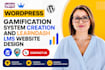 design wordpress learndash lms website setup gamipress mycred woocommerce points