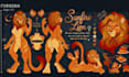 reference sheet furry reference sheet furry ref sheet oc nsfw character design