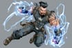 illustrate a superhero comic and marvel character