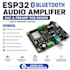 esp32 bluetooth audio amplifier, dac  and preamp pcb with smart firmware control