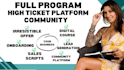 create your high ticket offer and digital course