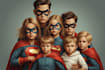 design personalized family superhero artwork for you