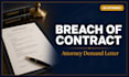 draft an aggressive US breach of contract demand letter