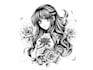 make a custom anime inspired tattoo illustration for you