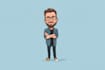 draw artistic cartoon caricatures