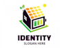 create a professional solar house energy logo design