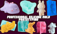 design a professional 3d silicone mold, injection mold prototype for 3d printing