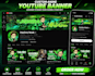 design anime youtube banner