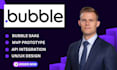 develop bubble io website or custom no code application