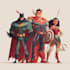 illustrate superhero character art