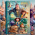 design a professional cartoon book cover