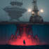 create vintage comic, horror and sci fi art
