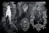 draw detailed pointillism darkart with gothic comic style