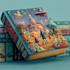 design a high quality cartoon book cover