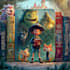create eye catching cartoon book cover art