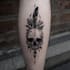 hand draw unique custom sketchy style tattoo design