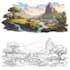 design detailed fantasy landscapes and environments